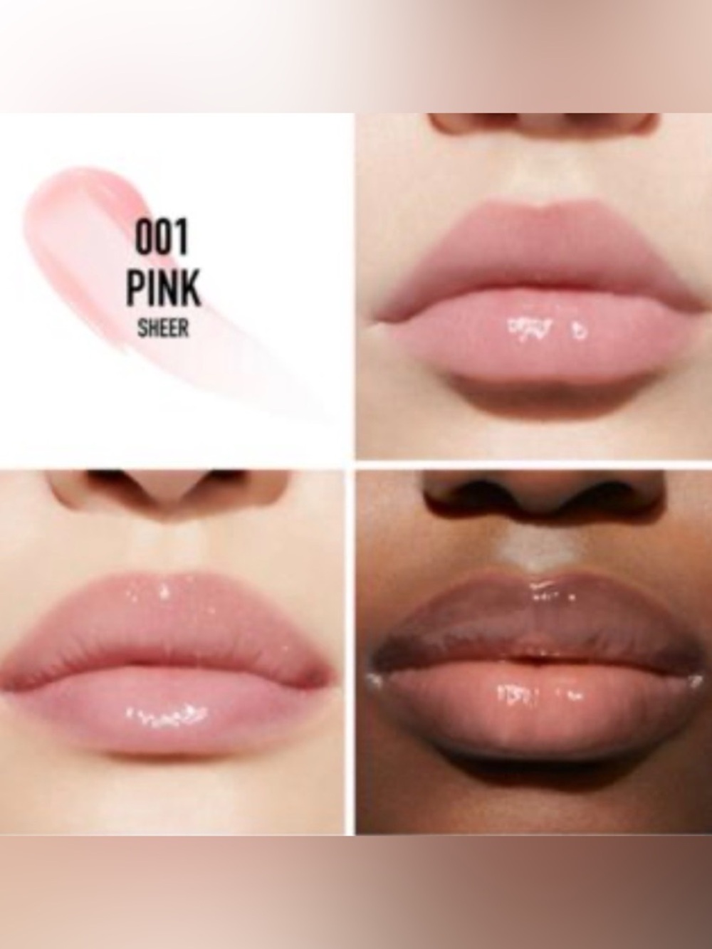 Dior Bundle Blooming Pink Flowers with Mini size Dior Lip Maximiser NWOT GWP - Picture 7 of 8